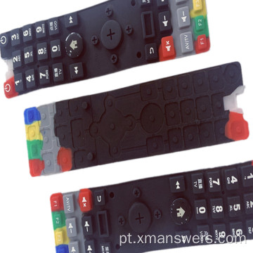 Botões de borracha do silicone do teclado de borracha personalizado para a eletrônica